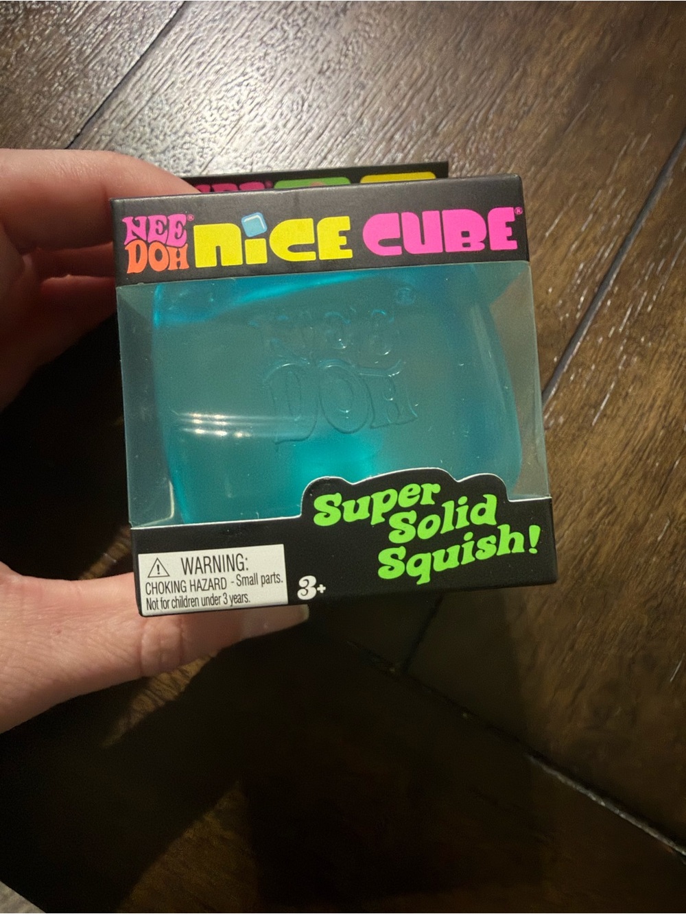 NeeDoh Nice Cube - Blue Super Solid Squish
